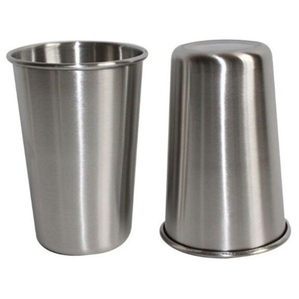 

бокалы из нержавеющей стали пивная чашка молоко кубок керлинг дети падение 500 мл кубок один слой настраиваемый логотип