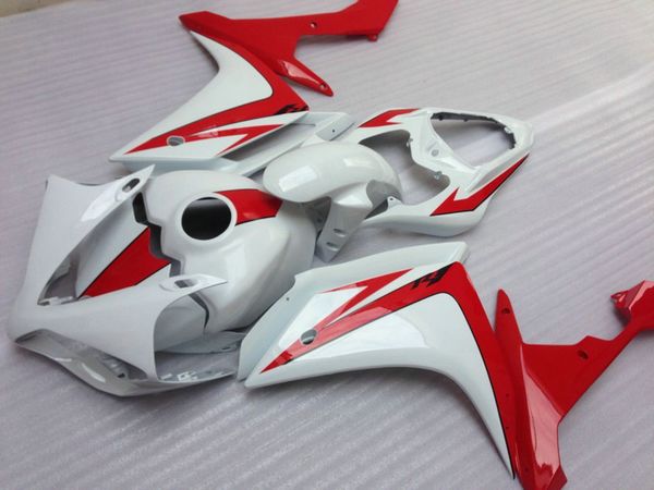 Injecção top vendendo kit de carenagem para Yamaha YZF R1 07 08 carenagens vermelho branco YZFR1 2007 2008 OT17