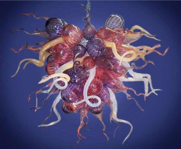 

100% mouth blown borosilicate home goods murano glass art crystal ball pendant lamps