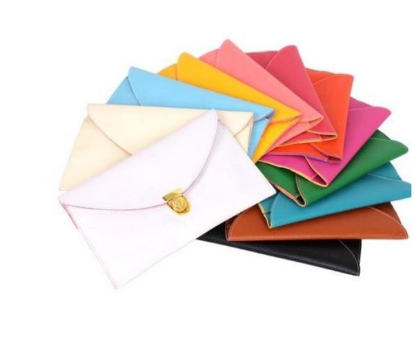 

2017 new womens envelope clutch chain chains purse genuine leather lady handbag tote shoulder hand bag colors