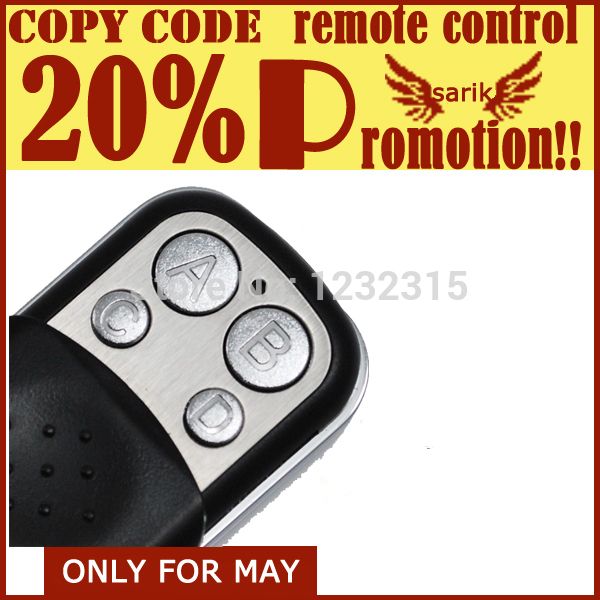 Whole Duplicate Garage Door Remote Control 433mhz Universal Opener