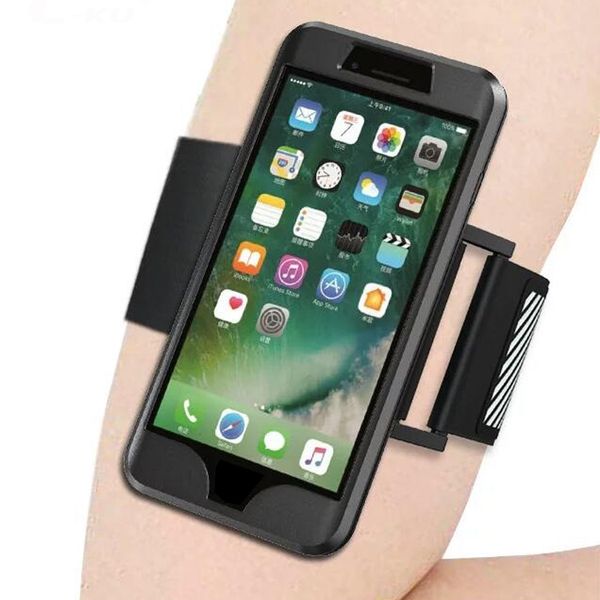 

sports armband running case for iphone 5 6 7 samsung s7 edge note7 running bag workout armband holder pounch cell mobile phone arm band 80pc