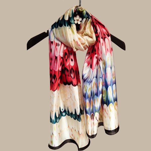 

wholesale- 2016 new elegant silk scarves women's accessories neckerchief for spring summer autumn winter using factory direct sales, Blue;gray