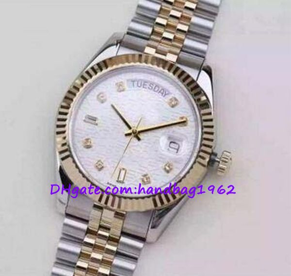

luxury 2813 movement watch automatic stainless steel men watch 218317 sapphire with original box papers, Slivery;brown