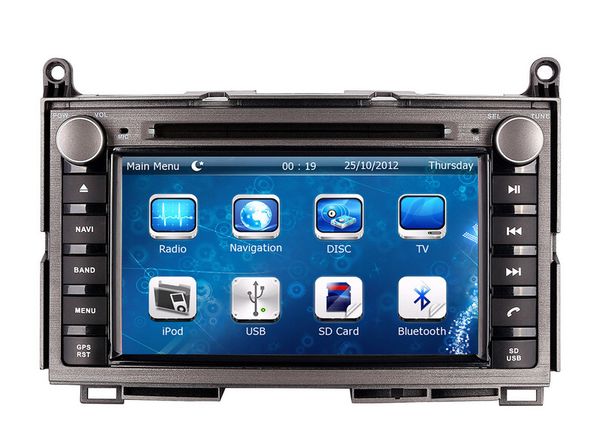 

Car dvd player gp navigation for toyota venza 2008 2009 2010 2011 2012 2013 with radio bt u b d aux audio tereo