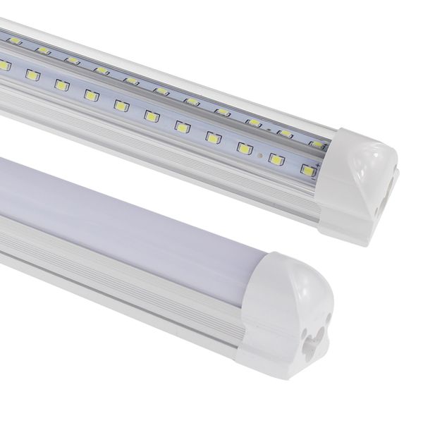 

5FT LED Tube T8 Integrated Bulb 2ft 3ft 4FT 6FT 8ft v shaped led tube Cooler Door Freezer LED Tube Light AC85-265V