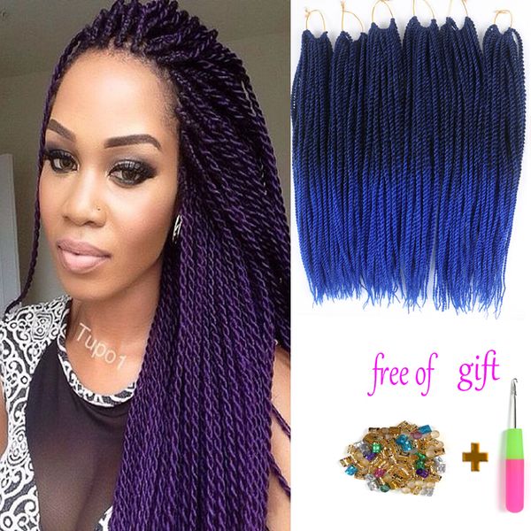 100 Kanekalon 18 Inch 80g Havana Twist Crochet Braids Hair