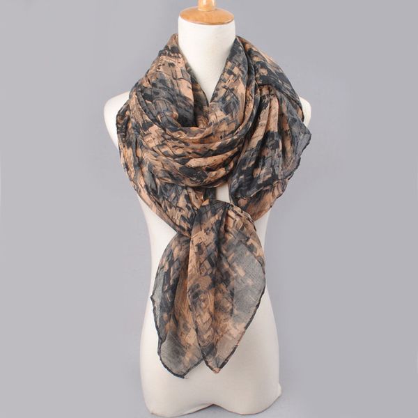 

wholesale-2016 women cotton scarf voile scarves solid warm printing fashion autumn winter scarf shawl wrap, Blue;gray