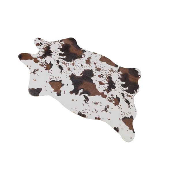 

wholesale- 110x75cm carpet shower floor cow designed bathroom bath rug tub foam pad