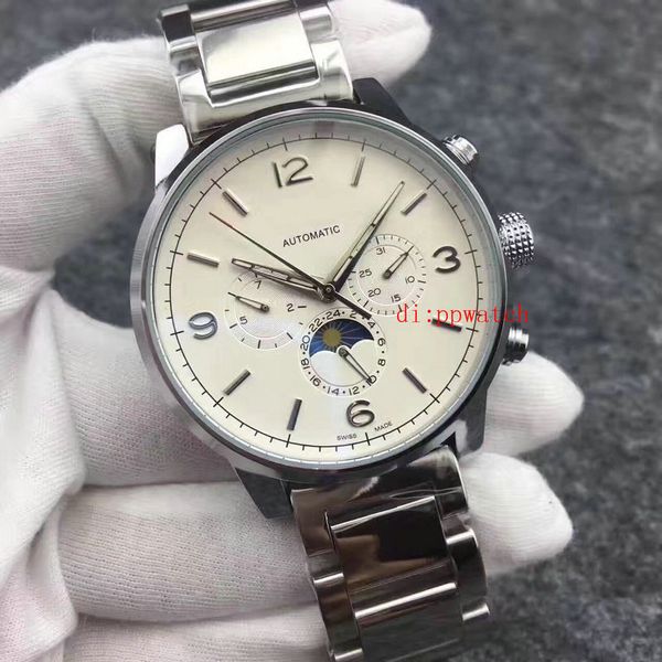 

2017 hot selling Fashion luxury Mechanical Men's watch Stainless Steel Automatic Movement Watch Sports mens Self-wind Watches male Wristwatc