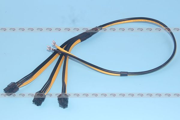 

5pcs/lot s7 to triple 3x pci-e pcie pci express 6pin gpu graphics card splitter power cable cord for btc rig miner machine bitcoin litecoin