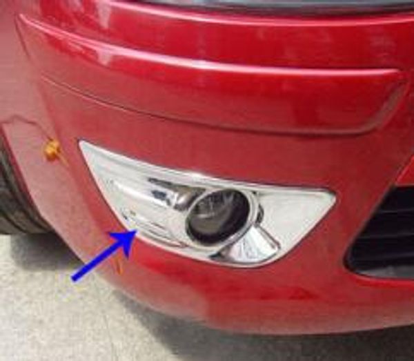 

abs chrome 2pcs front fog lamp cover,front fog light cover for citroen c4 2007-2012