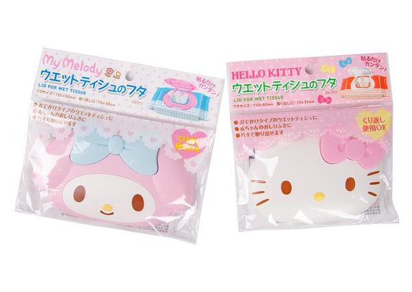 

wholesale- (5 pcs/lot) hello kitty my melody car room wet wipes tissue reusable lid cover
