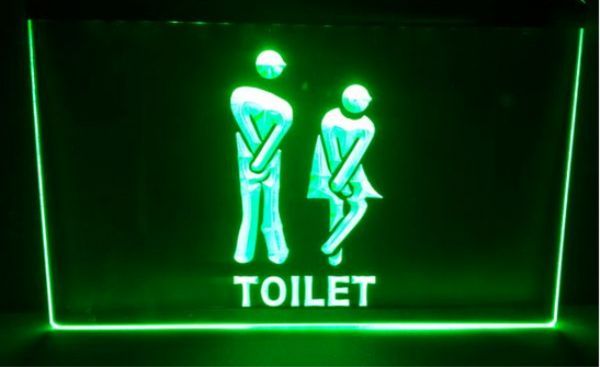 

Забавный туалет вход пивной бар паб клуб 3d знаки led неоновый свет знак домашнего д