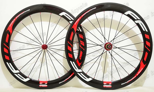 

700c 25mm width full carbon wheels 60mm depth clincher/tubular road bicycle carbon wheelset with powerway r13 hub