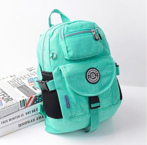 

wholesale-15colors women floral nylon backpack female brand jinqiaoer original kipled school bag casual canvas backpacks travel