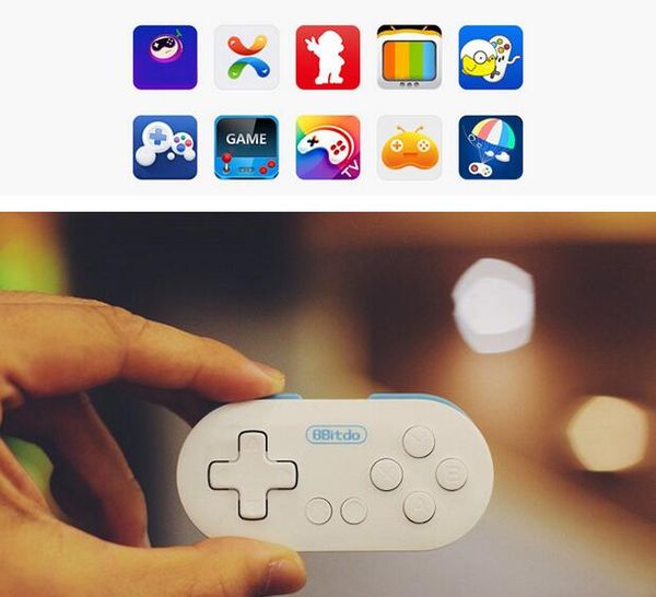 

game controllers joysticks 8bitdo zero mini wireless bluetooth v2.1 game controller gamepad joystick selfie for android ios window mac os