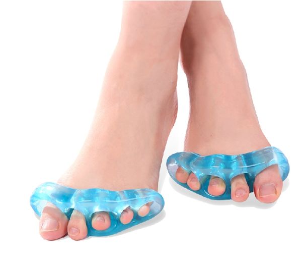Corrector Toe Valgus Separator Fußpflegegeräte Silikon Zehenschiene Schutz Bunion Tool Pediküre Schutz Hohe Qualität