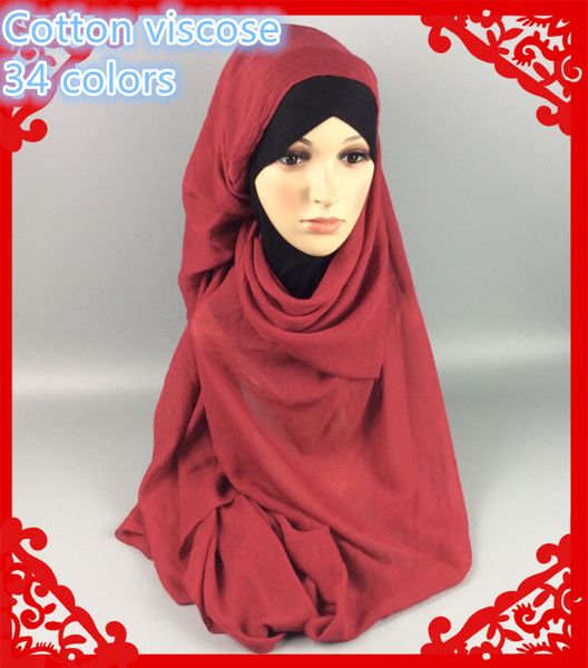 

wholesale- v6 cotton shawl ,hijab ,scarf,better material than viscose ,180*100cm ,can choose colors, Blue;gray