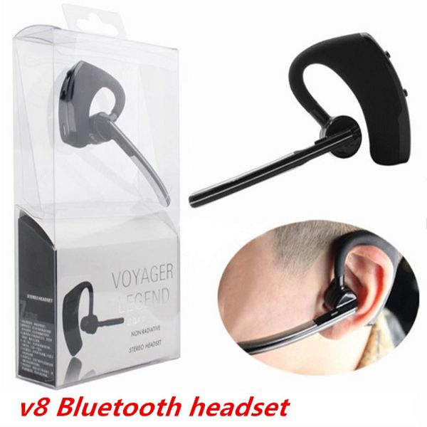 

2019 new v8 bluetooth head et voyager legend with text and noi e reduction tereo headphone earphone for iphone am ung galaxy htc
