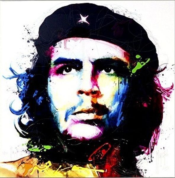Che Guevara El Boyalı Modern Portre Duvar Sanatı Yağlıboya Tuval Üzerine Çok Boyutları PM033