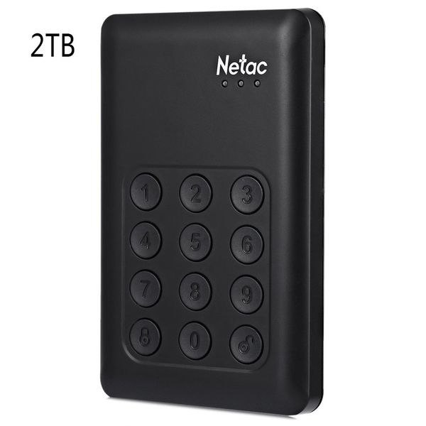 

Whole ale original netac k390 500gb 1tb 2tb d u b 3 0 external hard drive hardware encryption with independent keypad lock ae 256 bit