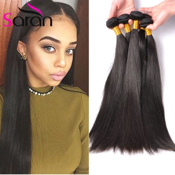 Brazilian Straight Hair Unprocessed Human Hair Weave Bundles 8a