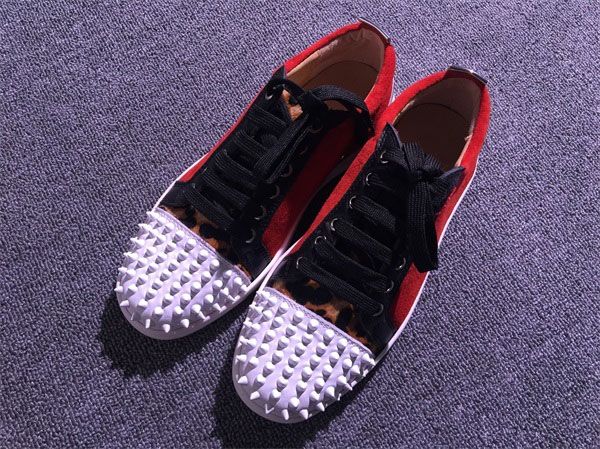 

размер 36-46 мужчины женщины мода дизайн кожи низкий верх красный нижняя повседневная обувь, унисекс роскошные мужчины весна осень квартиры, Black