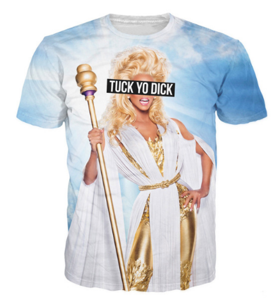

новая мода мужская / womans tuck yo дик rupaul футболка летний стиль смешно унисекс 3d печати повседневная футболка aa365, White;black