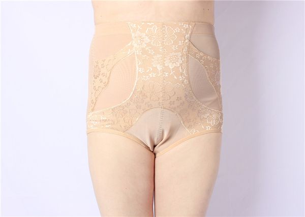 

wholesale- new arrival plus size 5xl underwears women shapers tall waist 125kg tuck corset gauze briefs belly in net yarn, Black;white