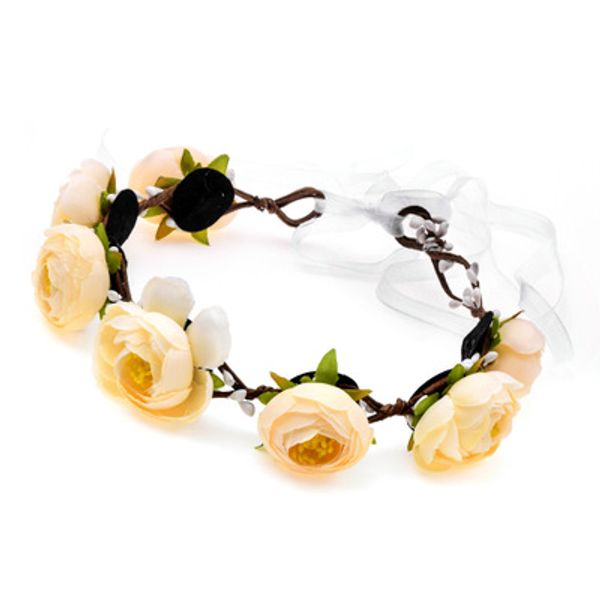 

новая мода свадебные невесты тиара венок с белой вуалью невесты головной убор 2017 для женщин цветы конкурс пром аксессуары для волос, Silver