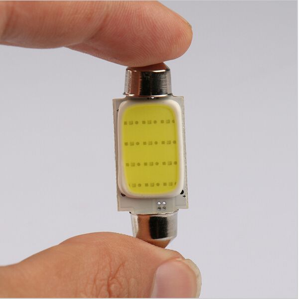 

50x39mm 12 led cob car auto interior dome festoon reading lights lamp bulb dc12v