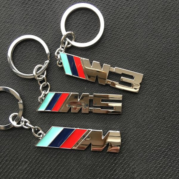 

M M3 M5 Logo Metal Auto Key Ring Key Chain KeyChain KeyRing KeyHolder Fob For BMW M Series