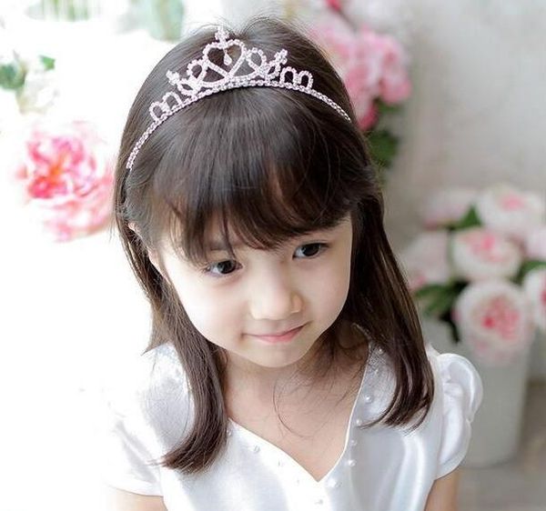 

kid princess hair accessories baby girl rhionestone hairpins combs crown hairbands headdress style princess tiara gifts 24 pcs ing, Silver
