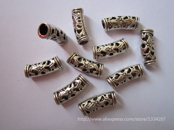 2019 Wholesale Tibetan Silver Hair Dread Dreadlock Beads Cuffs