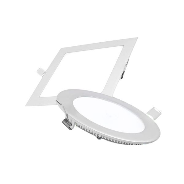 Ultrathin redondo quadrado conduzido do downlights 4W 6W 9W 12W 15W 18W 21W Recessed levou luz de painel SMD2835 Lâmpadas de luzes do teto para baixo