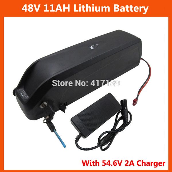 

48 v 11ah lithium battery pack 48v 500w electric bicycle hailong battery with u b port 15a bm 54 6v 2a charger hipping