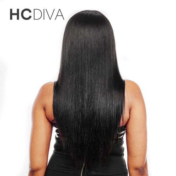 

HCDIVA Hair Brazilian Straight Bundles 4 Bundles 8a Grade Brazilian straight bundles Human Hair Extensions Brazilian Virgin Hair Weave Bulk