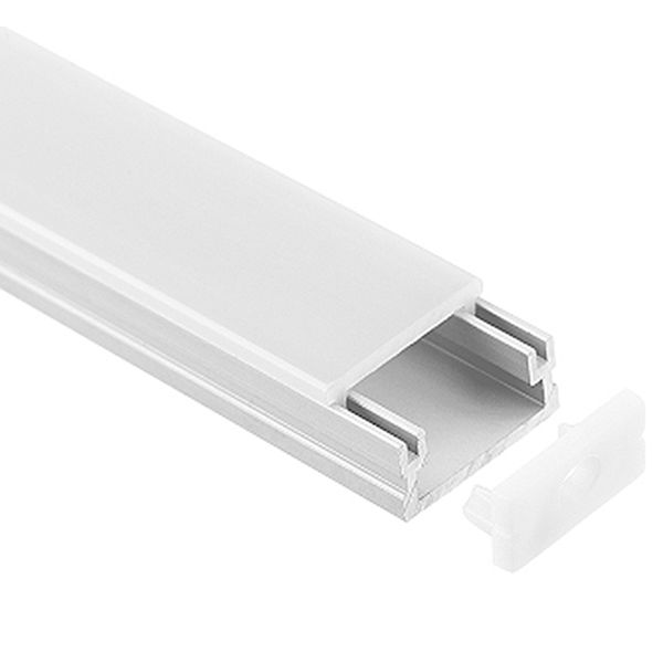 

led aluminium profile,1m per piece,led aluminum extrusion profile for led strips with milky diffuse cover or transparent cover sn1609