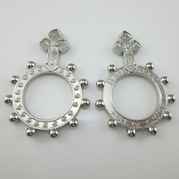 

50pcs of INRI Mary Anello Preghiera Finger Decade Rosary Ring