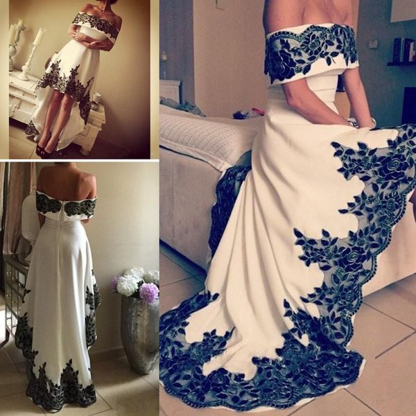 

2017 fashionable jewel/bateau chiffon prom dresses long appliqued formal women evening gowns vestido formatura longo custom made, Black