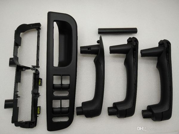 Black Car Door Window Switch Control Panel Trim Bezel 3 Interior Door Grab Handle Set Fit For Vw Golf Iv 4 Gti R32 Variant Cars Parts Cars Parts