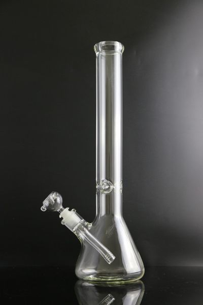 Hookahs Beaker 9mm bongo 12 polegadas gelo espessura elefante elefante tubulação de água de vidro com 14/18 Downstem 14mm tigela tipo reto