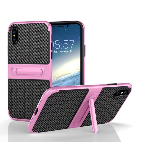 Cep Telefon Kılıfları Kickstand Case Case Hibrid Koruyucu Defender Kapak İPhone X 8 7 6 6s artı 5s 5s Not 8 S8 Plus S7 Edge 7I6W