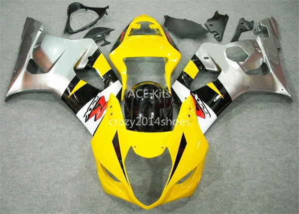 

5 gifts new abs motorcycle fairing kits 100% fit for suzuki gsxr1000 03 04 k3 gsxr1000 2003 2004 nice yellow nice 129