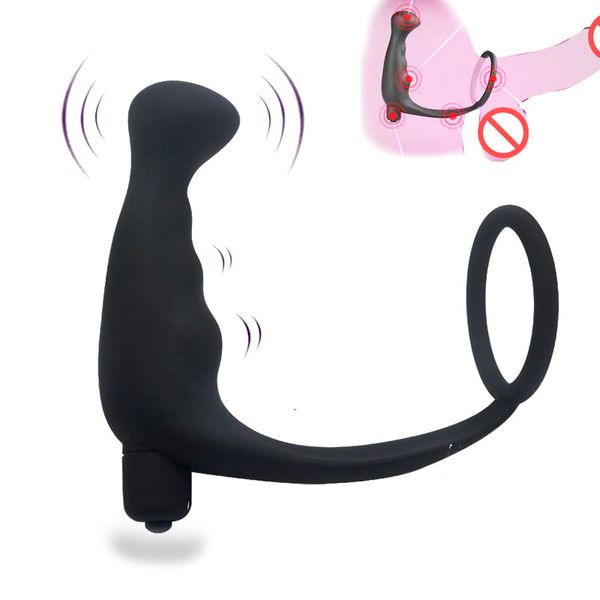 

Мужчины сексуальные игрушки силиконовые мужской простаты массажер петух кольцо анальный вибратор Butt Plug для мужчин, взрослых эротические анальный секс игрушки