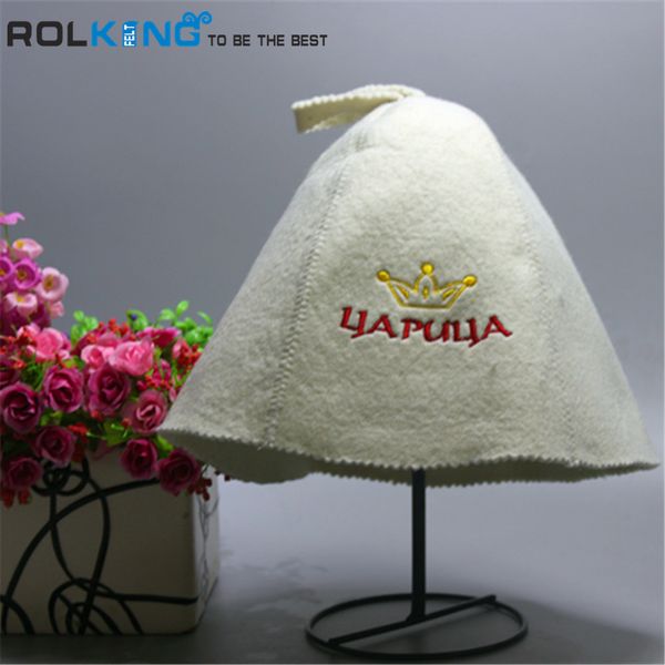

wholesale- 1pcs pure wool sauna hat for man in one pack
