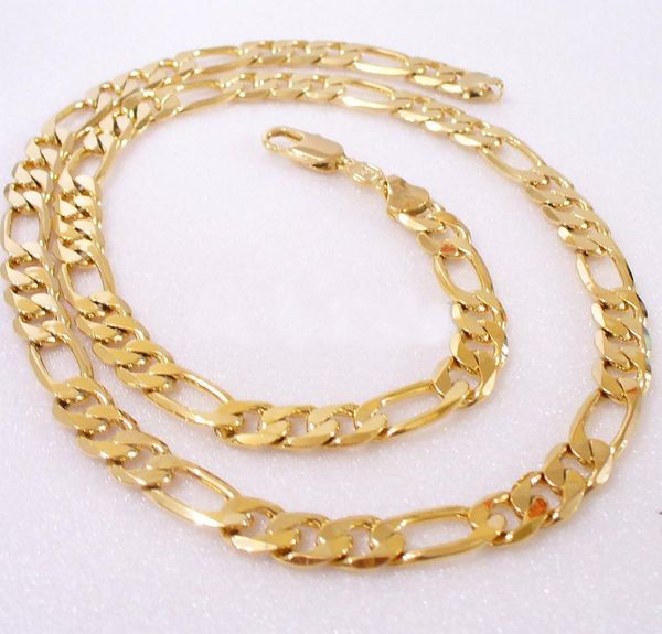 

new heavy 70g 10mm 18k yellow gold filled men's necklace curb chain jewelry, Silver