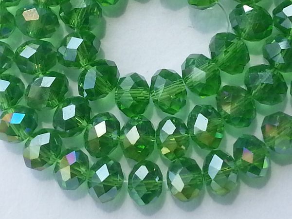 

1000pcs loveliness pretty wholesale 4x6mm green ab swarovski crystal gemstone loose beads bead