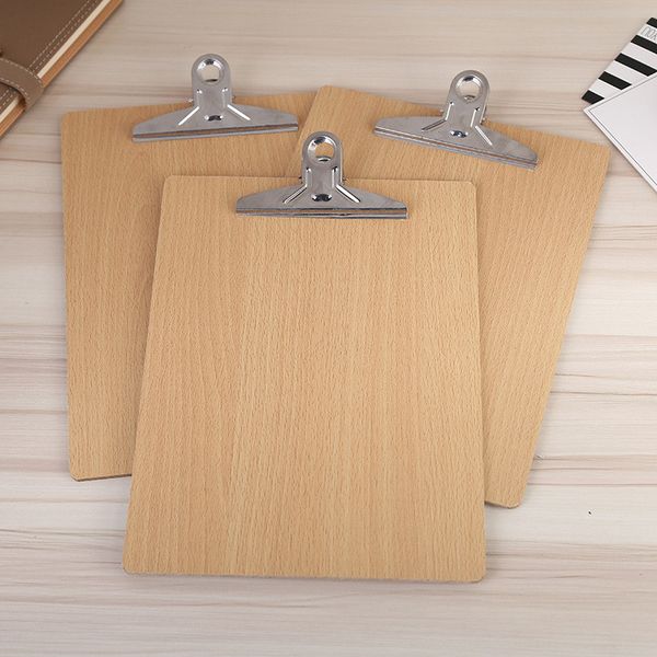 2019 Best Promotion Wooden Clipboard A5 Hardboard Board With Clip For Office Restaurant Accessories From Grandweysun 1 17